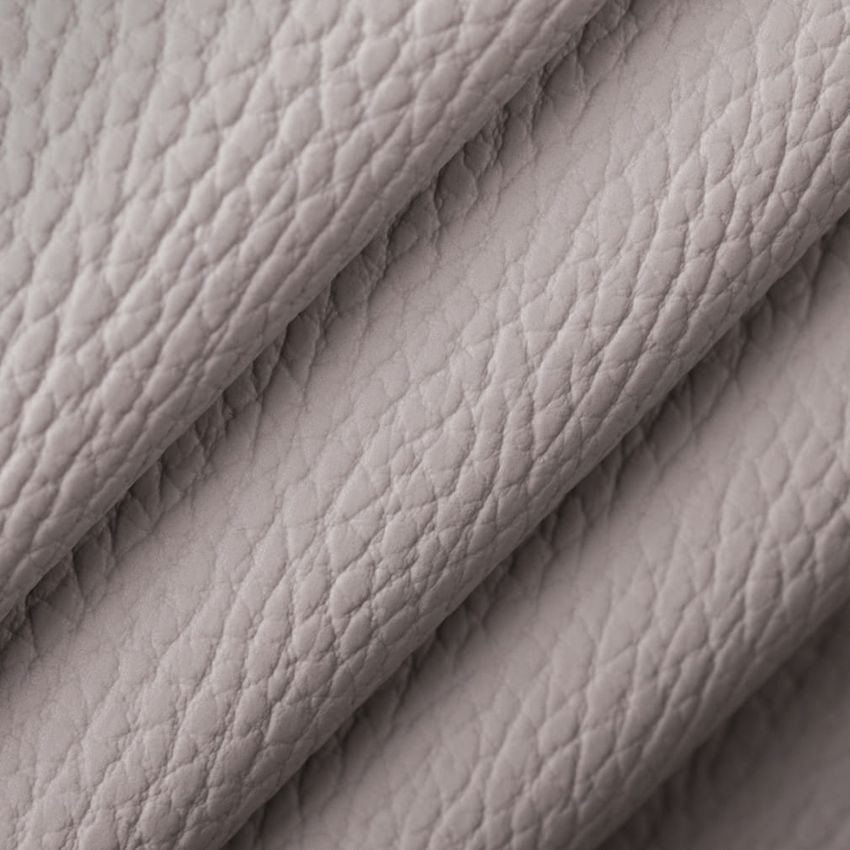 Sterling Grey & Silver Leather Grain Vinyl Upholstery Fabric by the Yard — Upholstery Fabric