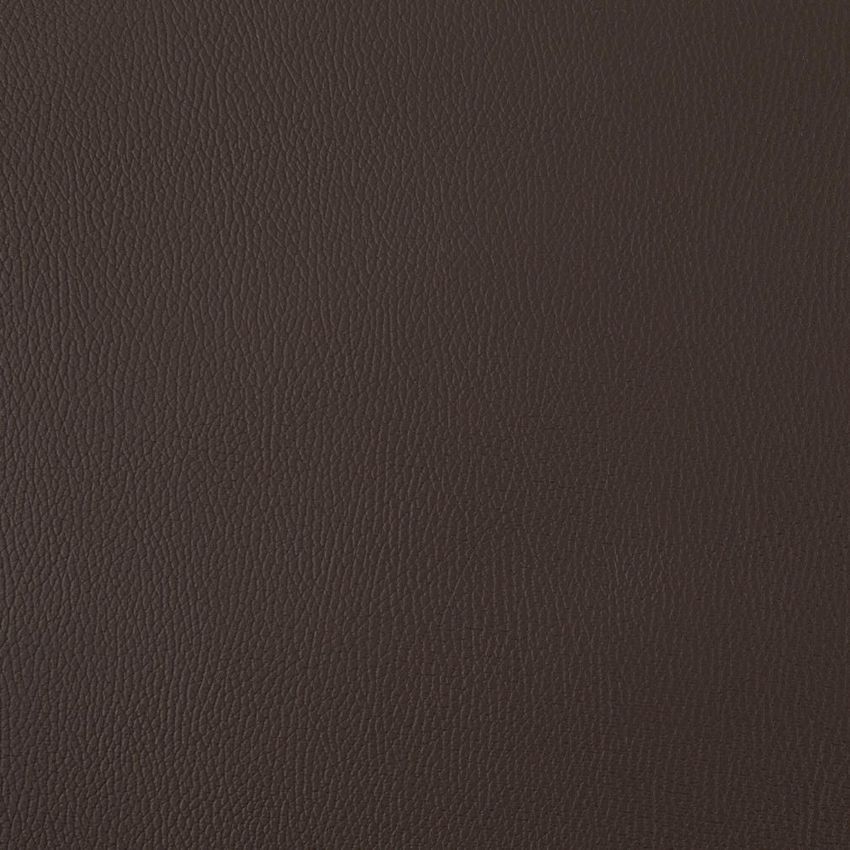 Chocolate Brown Leather Grain Vinyl Upholstery Fabric by the Yard