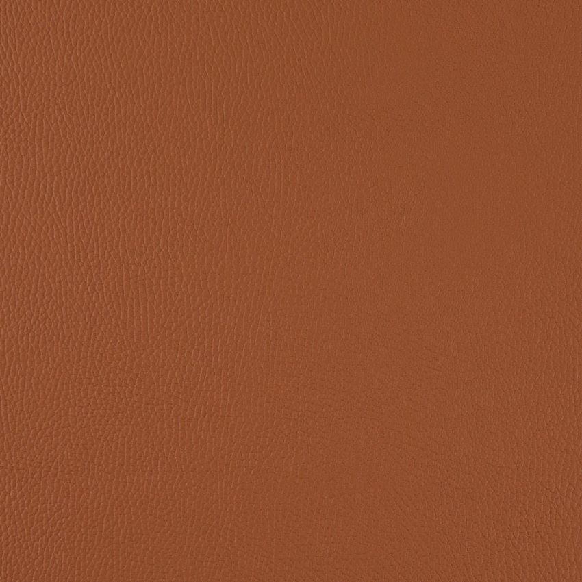 Spice Brown and Orange & Rust Leather Grain Vinyl Upholstery Fabric by the Yard