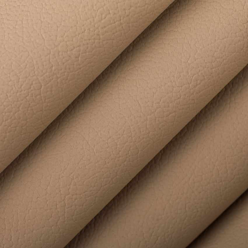 Latte Beige & Taupe Plain & Solid Vinyl Upholstery Fabric by the Yard — Upholstery Fabric