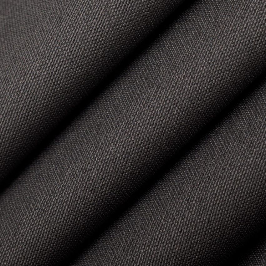 Carbon Black Plain & Solid Vinyl Upholstery Fabric by the Yard — Upholstery Fabric