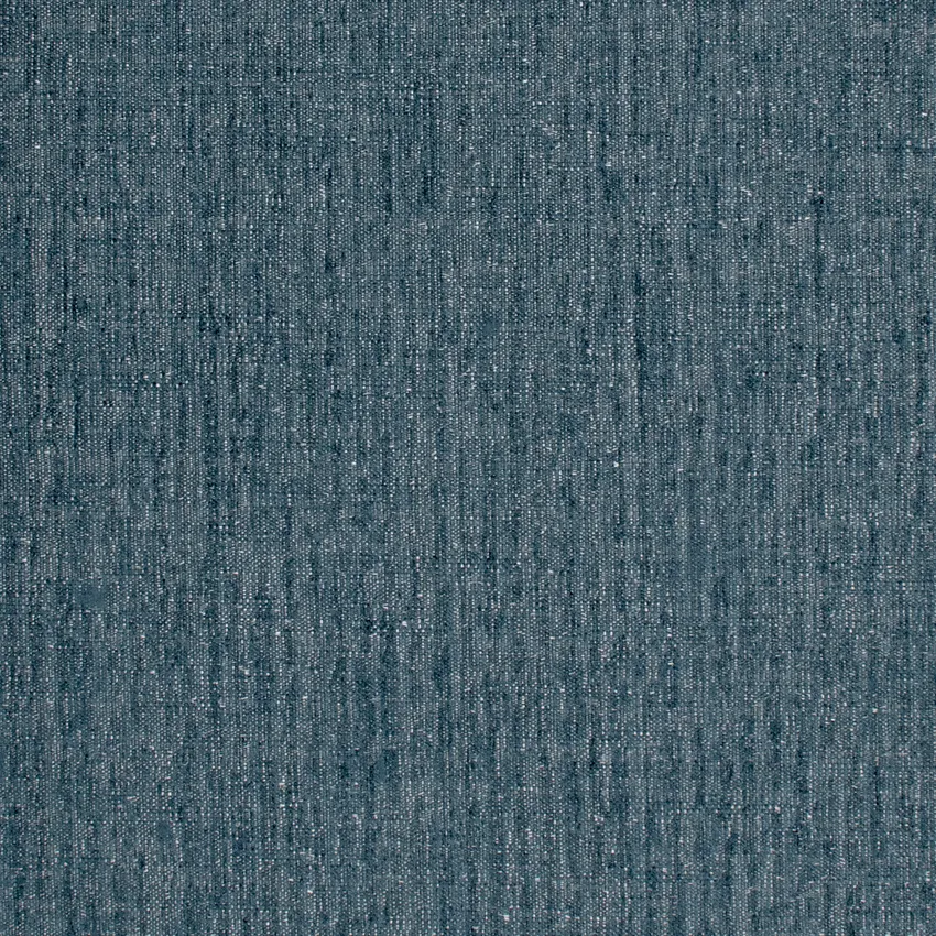 Azure Blue Plain Chenille Upholstery Fabric by the Yard