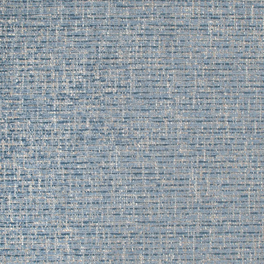 Harbour Blue Plain Chenille Upholstery Fabric by the Yard