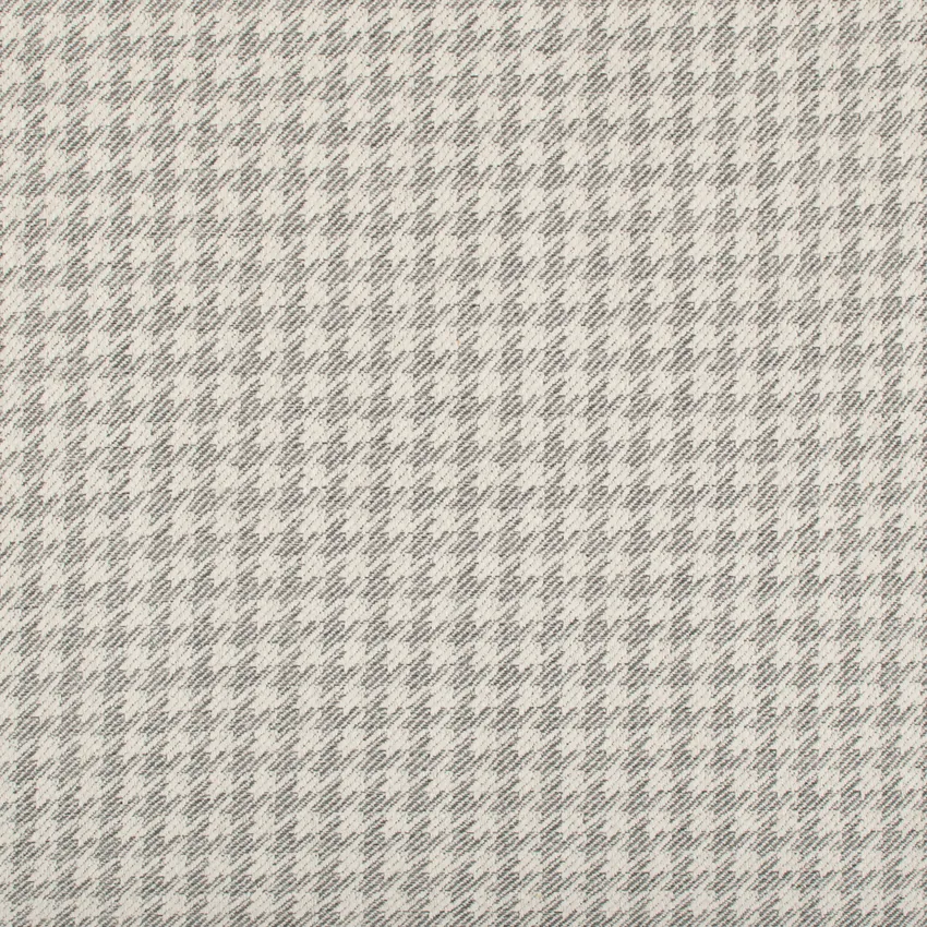 Flax Beige Hounds Tooth Chenille Upholstery Fabric by the Yard