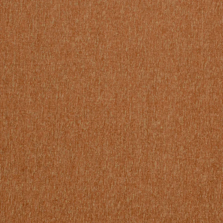 Adobe Orange Plain Chenille Upholstery Fabric by the Yard