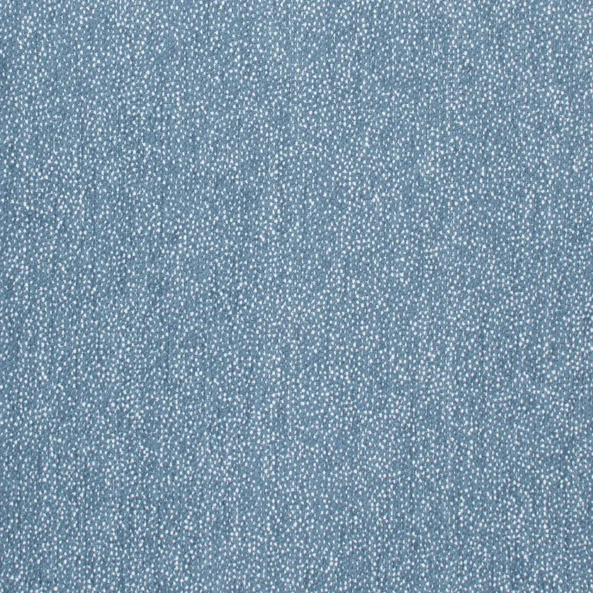 Harbour Blue Plain Chenille Upholstery Fabric by the Yard