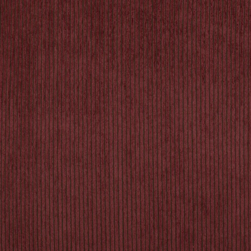 Cabernet Red Corduroy  Chenille Upholstery Fabric by the Yard