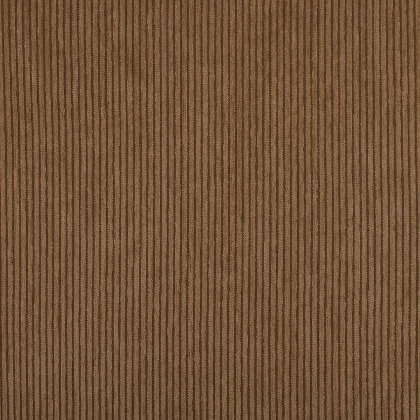 Teak Brown Corduroy  Chenille Upholstery Fabric by the Yard