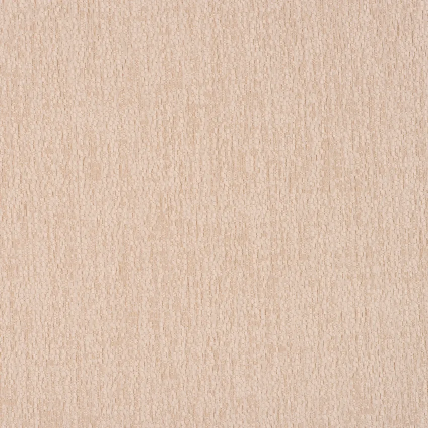 Coconut White Plain Chenille Upholstery Fabric by the Yard