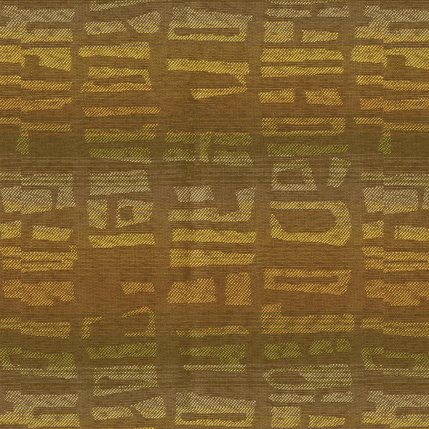 Caribbean Brown Green Contemporary Crypton Upholstery Fabric by the Yard