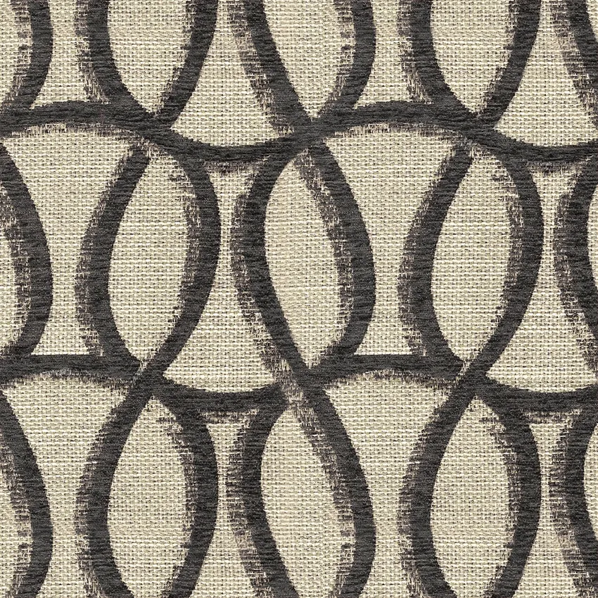 Graphite Cream Beige Taupe Brown Contemporary Woven Upholstery Fabric by the Yard
