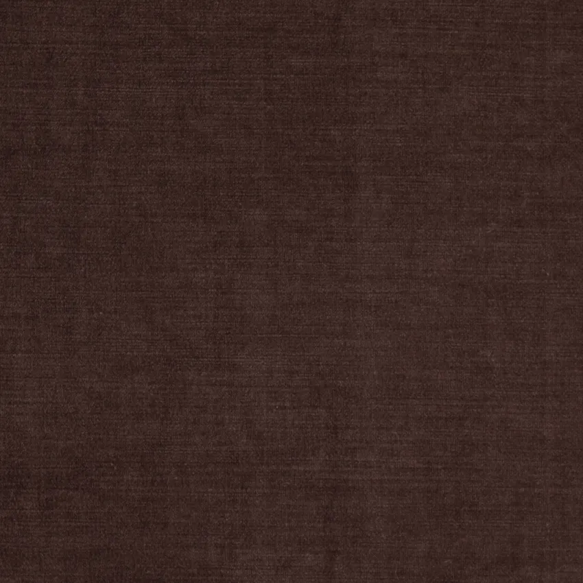 Chocolate Brown Plain & Solid Velvet Upholstery Fabric by the Yard