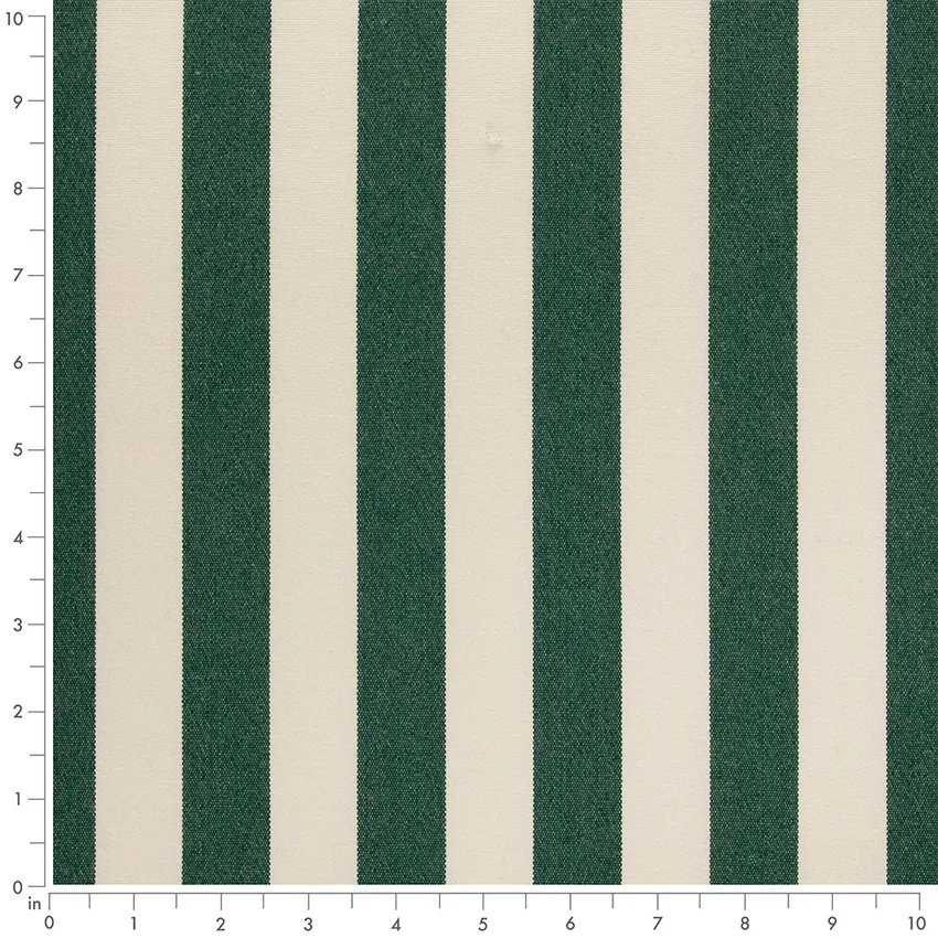 Juniper Stripe Green Stripe Woven Patterns Drapery and Upholstery Fabric by the Yard — Scale in inches