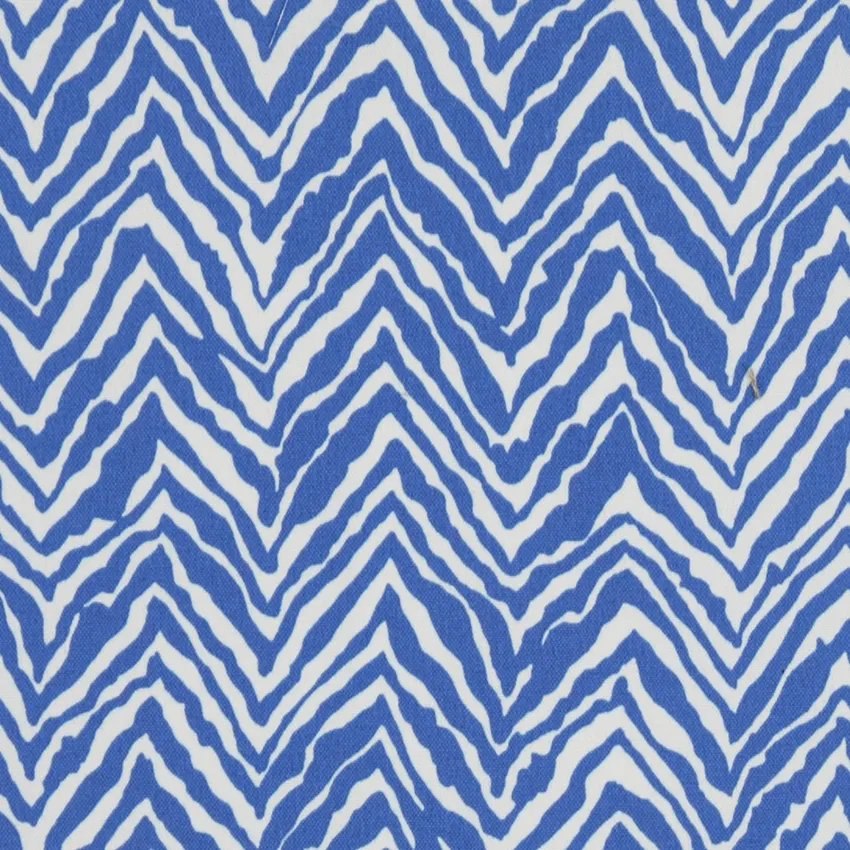 Caribbean Blue Abstract & Geometric Prints Drapery and Upholstery Fabric by the Yard