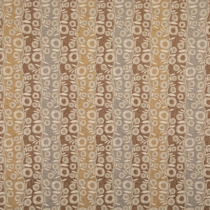 Suede Brown Abstract & Geometric Woven Patterns Upholstery Fabric by the Yard