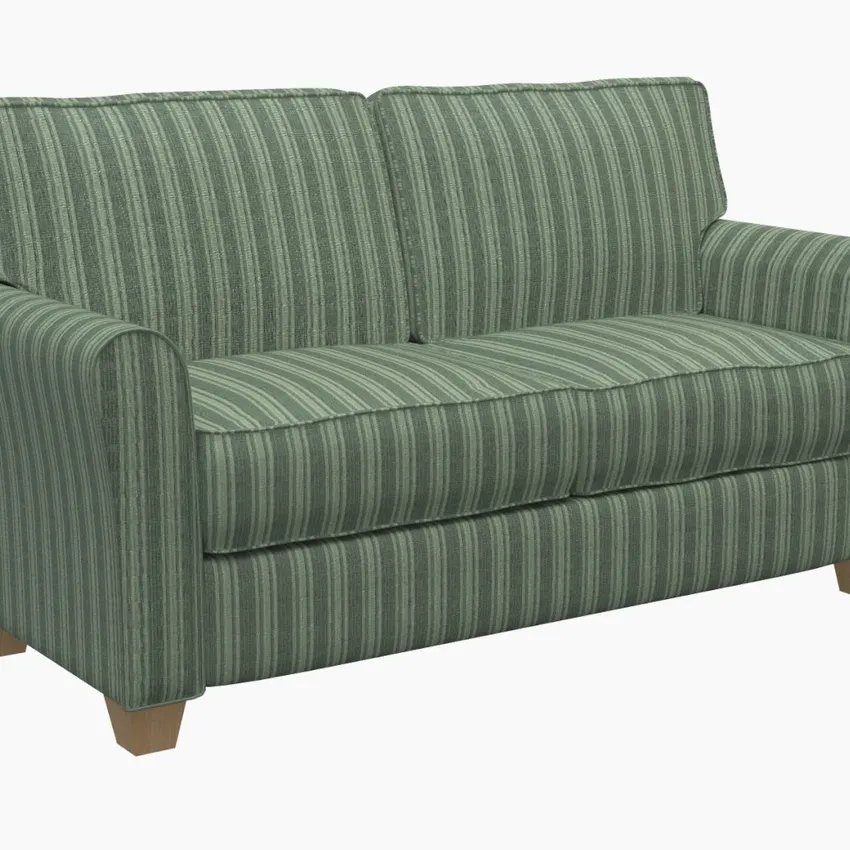 Seamist Green  Damask Upholstery Fabric by the Yard — Fabric on furniture