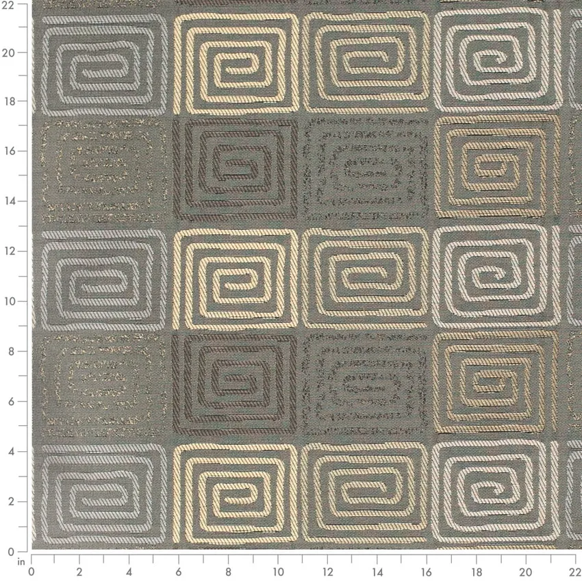 Graphite Grey Silver Abstract Geometric Woven Patterns Upholstery ...